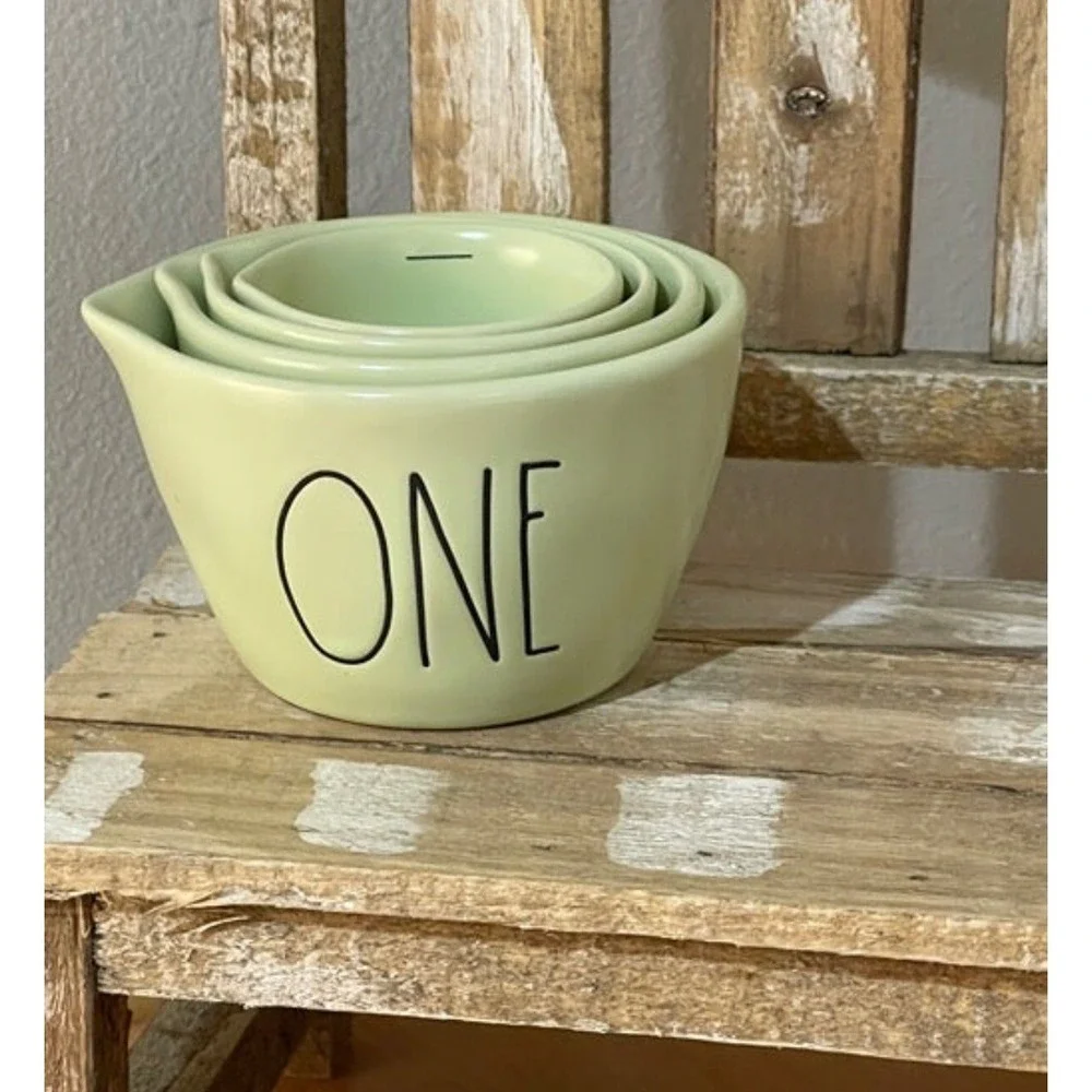 Rae Dunn Mint Green Measuring Cups